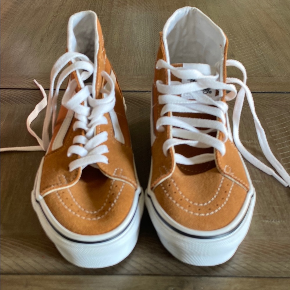 Vans Kids Shoes in Brown and White